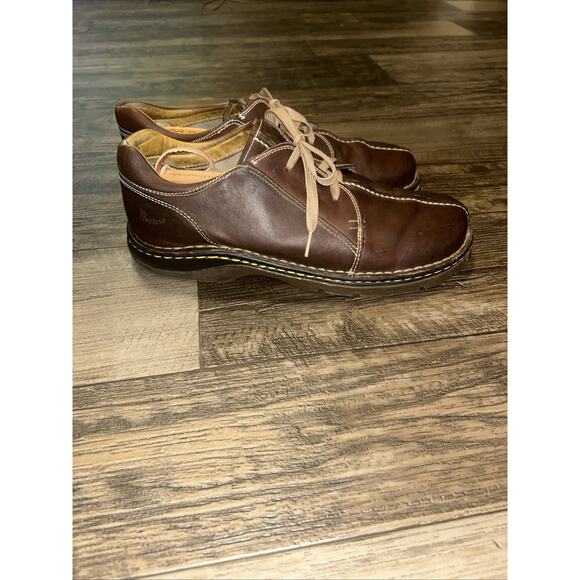 Y2K Dr Doc Martens Lace Up Split Toe Oxford Shoe 11232 Brown Men Size 12 Leather - Picture 1 of 8